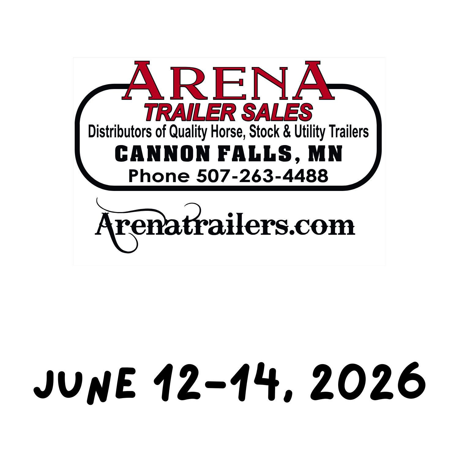 Arena Trailer Sales Barrel Race, Poles & Futurity Derby Side Pots